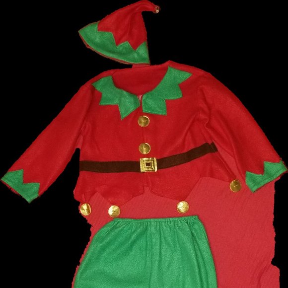 Christmas Elf costume (Kids) - Picture 1 of 7
